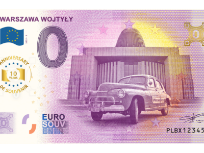 Commemorative banknote Warsaw Wojtyła (birthday)