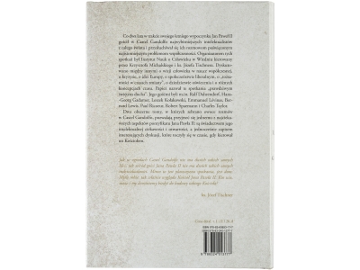 Zdjęcie tyłu okładki książki Rozmowy w Castel Gandolfo